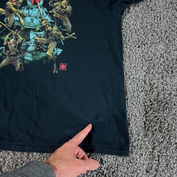 TMNT Teenage Mutant Ninja Turtles Shirt Mens Large Black Lootwear Exclusive - Picture 5 of 11